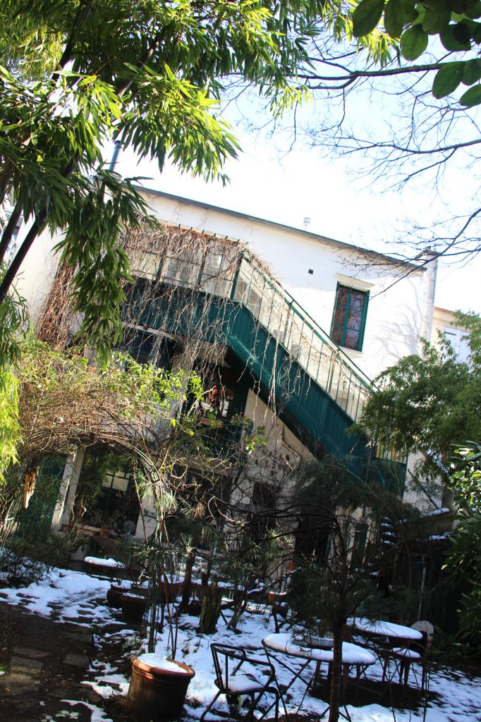 paris 15eme villa santos dumont maison Georges Brassens hiver neige campagne à paris