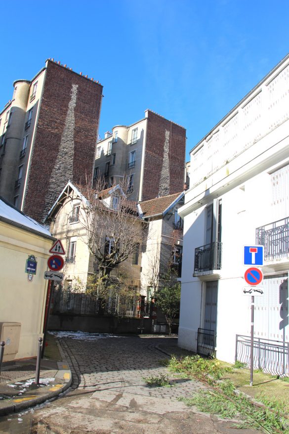 Paris 15eme balade de la petite ceinture au Parc Brassens