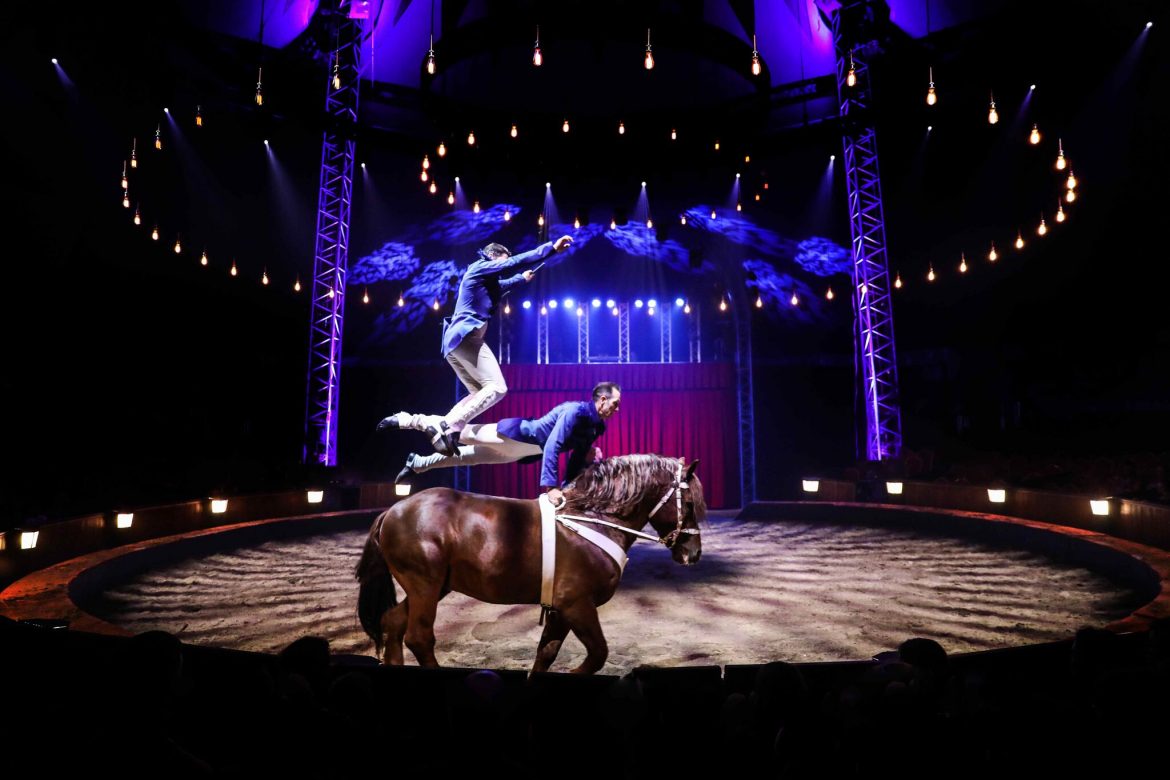 spectacle pour enfants avec des chevaux cirque Alexis Gruss Origines